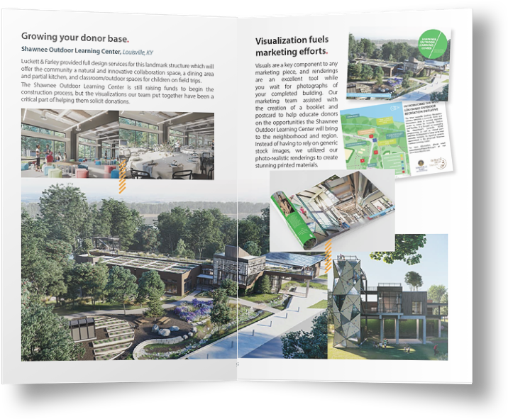 architectural visualization print mockup