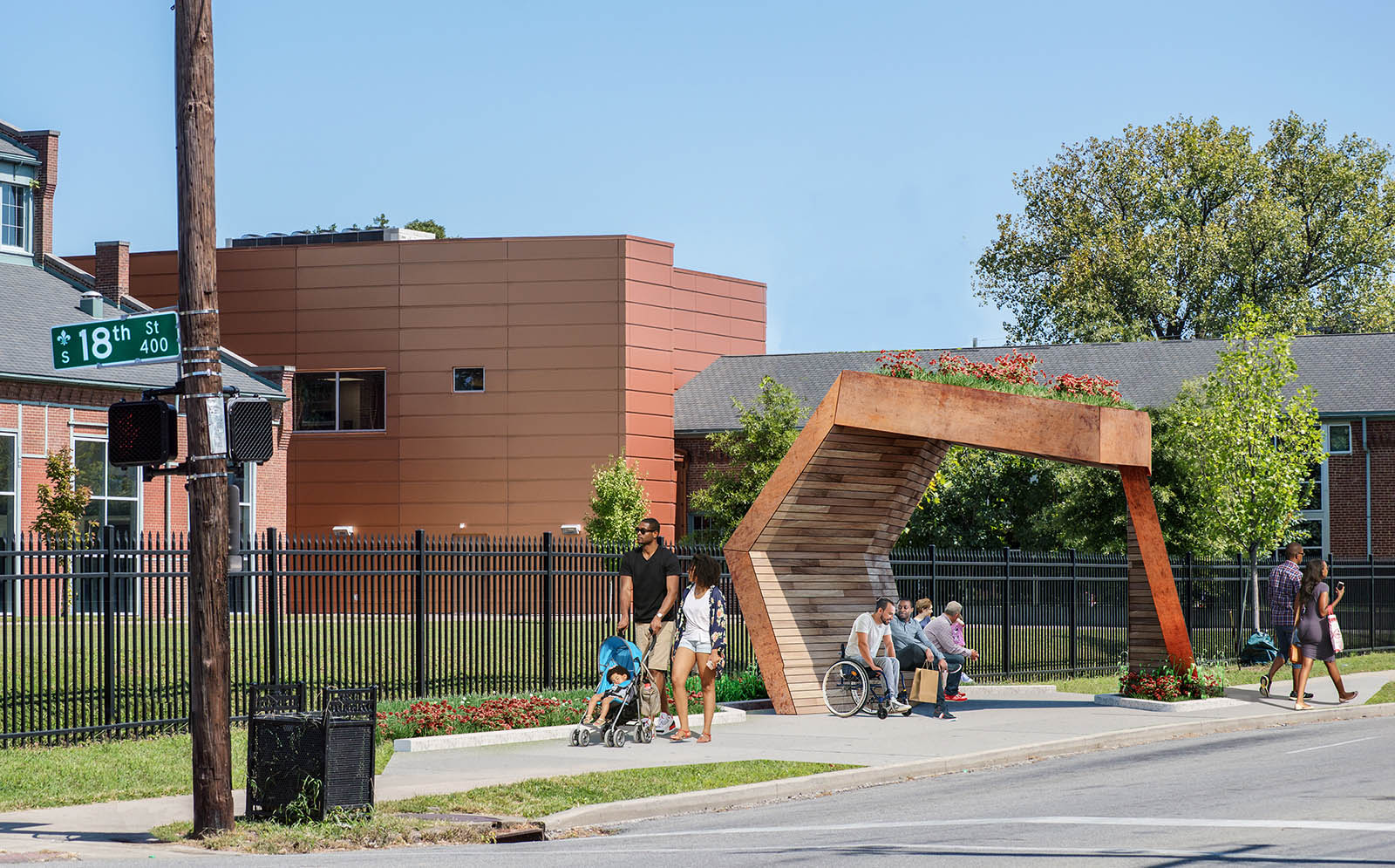 smart-bus-stop-rendering