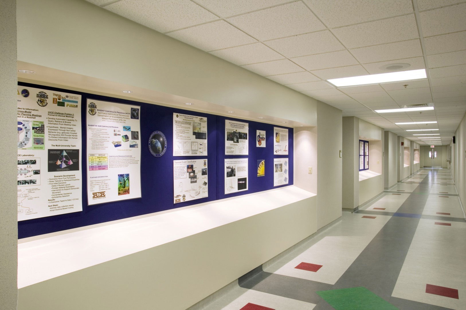 wright-patterson-airforce-base-technology-graduate-school-engineering-management-hallway