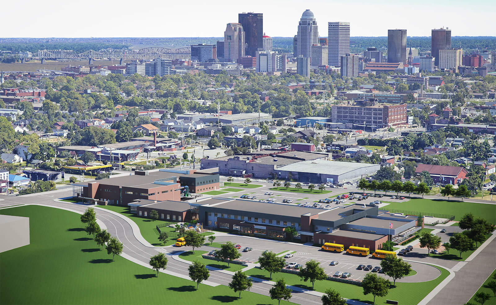 JCPS-WestBroadwayElementarySchool-aerial
