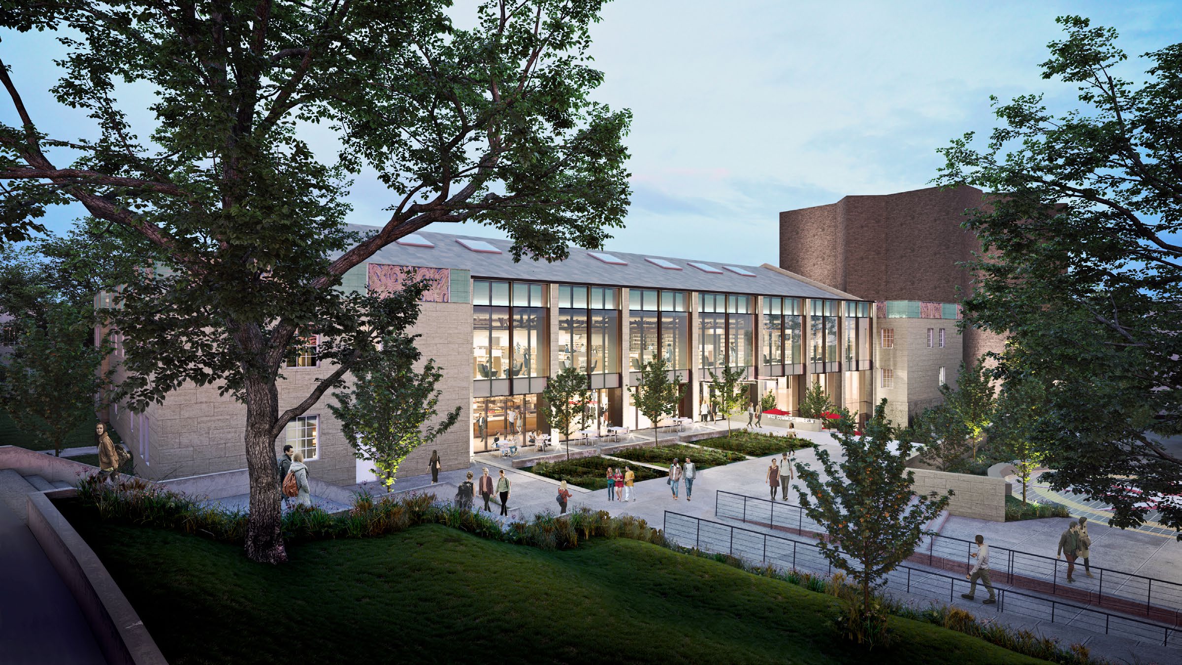 wku-commons-library-exterior-sideview-wideshot