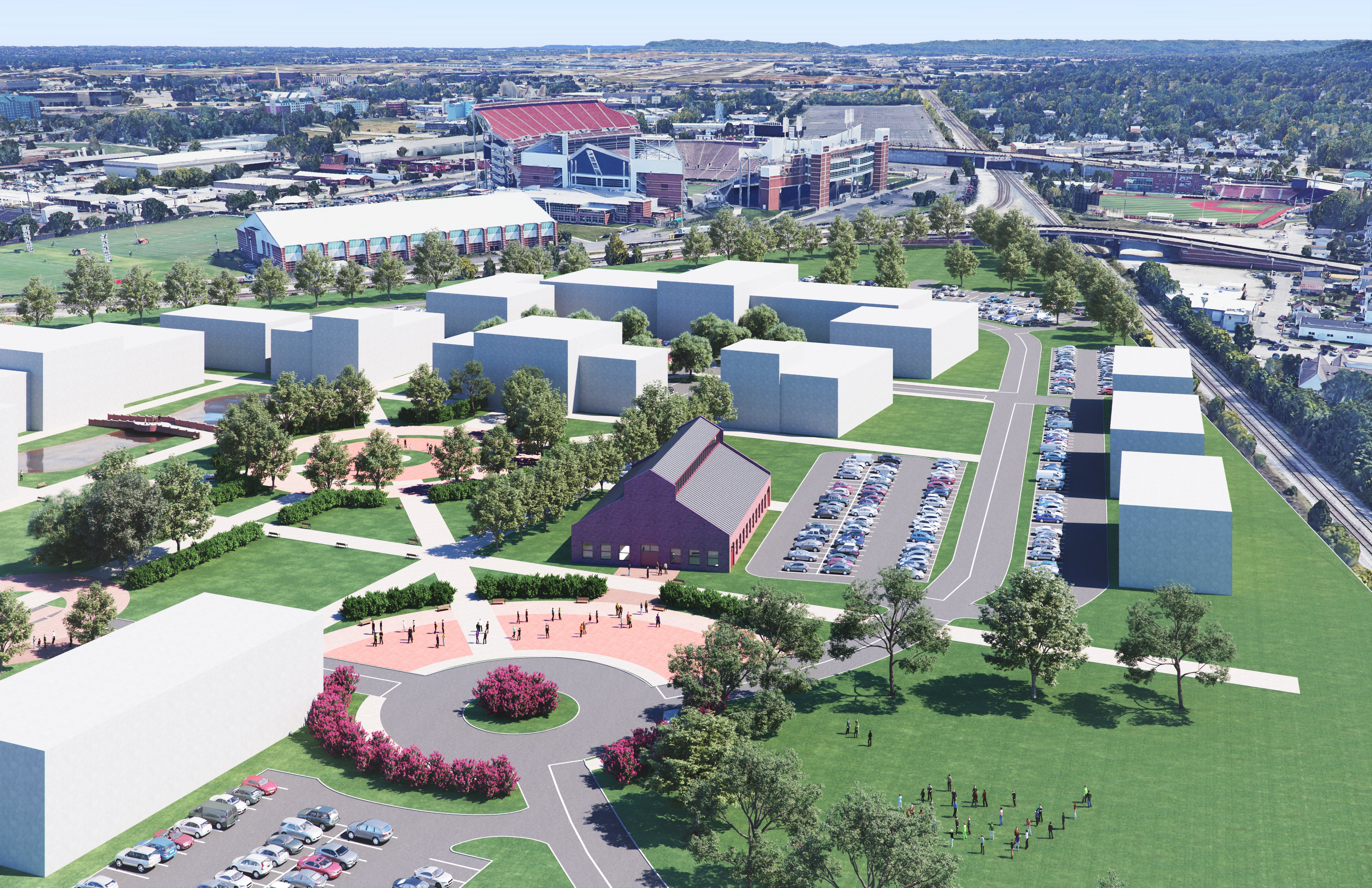 university-of-louisville-master-plan-aerial-rendering